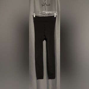 Time and Tru Black High-Waisted Leggings